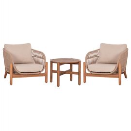 LOUNGE ΣΕΤ SANJI HM21214 ΤΡΑΠΕΖΙ & 2 ΠΟΛΥΘΡΟΝΕΣ--ΞΥΛΟ ΑΚΑΚΙΑΣ-ΑΛΟΥΜΙΝΙΟ-ΣΧΟΙΝΙ - ΣΕΤ ΣΑΛΟΝΙΑ στο Milonadakis.gr