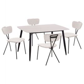 ΣΕΤ ΤΡΑΠΕΖΑΡΙΑΣ 5ΤΜΧ RAVEN HM21067.01 ΚΕΡΑΜΙΚΟ TOP ΛΕΥΚΟ ΜΑΡΜΑΡΟ--ΜΕΤΑΛΛΟ - ΤΡΑΠΕΖΑΡΙΕΣ στο Milonadakis.gr