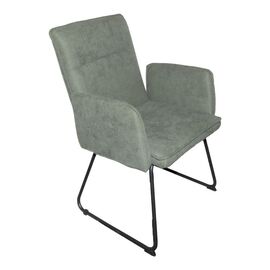 Πολυθρόνα Essential pakoworld ύφασμα χακί-πόδι μαύρο μεταλλικό 55.5x59x89εκ - ΚΑΡΕΚΛΕΣ - ΠΟΛΥΘΡΟΝΕΣ στο Milonadakis.gr