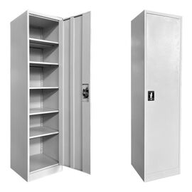 Ντουλάπα-στήλη Koya pakoworld μέταλλο σε απόχρωση ανοιχτό γκρι 50x45x180εκ - ΟΡΓΑΝΩΣΗ ΣΠΙΤΙΟΥ στο Milonadakis.gr