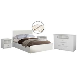 ΣΕΤ ΚΡΕΒΑΤΟΚΑΜΑΡΑΣ 5ΤΜΧ ADLER HM11758.03 ΜΕΛΑΜΙΝΗ ΛΕΥΚΗ-ΓΙΑ ΣΤΡΩΜΑ 160x200εκ - ΣΕΤ ΚΡΕΒΑΤΟΚΑΜΑΡΑΣ στο Milonadakis.gr