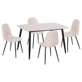 ΣΕΤ ΤΡΑΠΕΖΑΡΙΑΣ 5ΤΜΧ RAVEN HM21068.01 ΚΕΡΑΜΙΚΟ TOP ΛΕΥΚΟ ΜΑΡΜΑΡΟ--ΜΠΕΖ ΥΦΑΣΜΑ - ΤΡΑΠΕΖΑΡΙΕΣ στο Milonadakis.gr