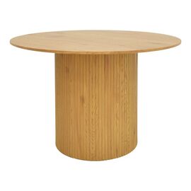 Τραπέζι Karulo pakoworld mdf σε sonoma απόχρωση Φ120x76εκ - ΤΡΑΠΕΖΙΑ ΚΟΥΖΙΝΑΣ στο Milonadakis.gr