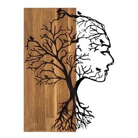 ΔΙΑΚΟΣΜΗΤΙΚΟ ΤΟΙΧΟΥ ΟΨΗ ΓΥΝΑΙΚΑΣ HM4754-ΜΕΤΑΛΛΟ ΜΑΥΡΟ-ΞΥΛΟ 43x3(βάθος)x58Υεκ. - ΔΙΑΚΟΣΜΗΤΙΚΑ ΤΟΙΧΟΥ στο Milonadakis.gr