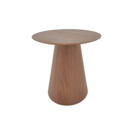 Τραπέζι σαλονιού Donda pakoworld mdf σε καρυδί απόχρωση Φ60x40εκ - ΤΡΑΠΕΖΙΑ ΚΟΥΖΙΝΑΣ στο Milonadakis.gr