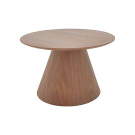 Τραπέζι σαλονιού Donda pakoworld mdf σε καρυδί απόχρωση Φ80x45εκ - ΤΡΑΠΕΖΙΑ ΚΟΥΖΙΝΑΣ στο Milonadakis.gr