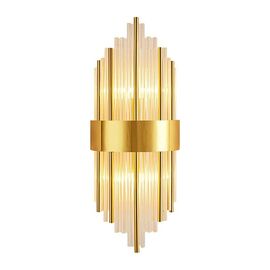 Φωτιστικό τοίχου-απλίκα Fenzy pakoworld E14 μέταλλο χρυσό-λευκό  Φ20x60εκ - ΑΠΛΙΚΕΣ ΤΟΙΧΟΥ στο Milonadakis.gr