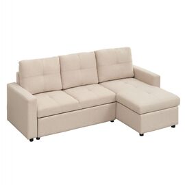 ΓΩΝΙΑΚΟΣ ΚΑΝΑΠΕΣ-ΚΡΕΒΑΤΙ ΑΝΑΣΤΡΕΨΙΜΟΣ SALINO HM3285.03 ΜΠΕΖ ΥΦΑΣΜΑ 213x132x87Yεκ - ΚΑΝΑΠΕΔΕΣ-ΣΑΛΟΝΙΑ στο Milonadakis.gr