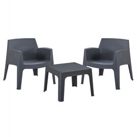 ΣΕΤ LOUNGE 3ΤΜΧ SLEEK HM21274.10 ΓΚΡΙ ΠΟΛΥΠΡΟΠΥΛΕΝΙΟ - ΣΕΤ ΣΑΛΟΝΙΑ στο Milonadakis.gr