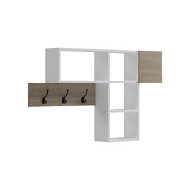 Κρεμάστρα τοίχου Wenia pakoworld σε sonoma-λευκό 99.5x15x61εκ - ΚΑΛΟΓΕΡΟΙ - ΚΡΕΜΑΣΤΡΕΣ στο Milonadakis.gr