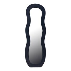 Καθρέπτης Glinde Inart βελούδο σε μαύρη απόχρωση 50x3.3x150εκ - ΚΑΘΡΕΠΤΕΣ στο Milonadakis.gr