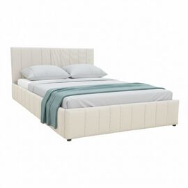 Κρεβάτι Snuggle pakoworld με αποθηκευτικό χώρο ύφασμα μπεζ 160x200εκ - ΚΡΕΒΑΤΙΑ στο Milonadakis.gr