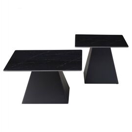 ΤΡΑΠΕΖΙΑ ΣΑΛΟΝΙΟΥ QUBER HM18260.02 ΚΕΡΑΜΙΚΑ TOP ΟΨΗ ΜΑΥΡΟ ΜΑΡΜΑΡΟ-ΤΕΤΡΑΓΩΝΑ - ΤΡΑΠΕΖΙΑ ΚΟΥΖΙΝΑΣ στο Milonadakis.gr