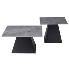 ΤΡΑΠΕΖΙΑ ΣΑΛΟΝΙΟΥ QUBER HM18260.03 ΚΕΡΑΜΙΚΑ TOP ΟΨΗ ΓΚΡΙ ΜΑΡΜΑΡΟ-ΤΕΤΡΑΓΩΝΑ - ΤΡΑΠΕΖΙΑ ΚΟΥΖΙΝΑΣ στο Milonadakis.gr