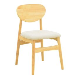 Καρέκλα Cardith pakoworld rubberwood-plywood σε φυσική απόχρωση-ύφασμα γκρι-μπεζ 48x51x78εκ - ΚΑΡΕΚΛΕΣ - ΠΟΛΥΘΡΟΝΕΣ ΕΣ. στο Milonadakis.gr