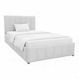 Κρεβάτι Snuggle pakoworld με αποθηκευτικό χώρο ύφασμα γκρι 120x200εκ - ΚΡΕΒΑΤΙΑ στο Milonadakis.gr