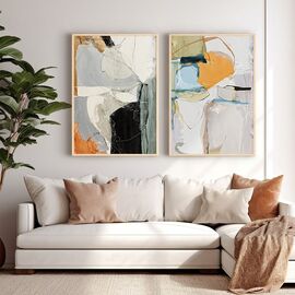 Πίνακας Nicosse pakoworld δίπτυχος με ψηφιακή εκτύπωση και πλαίσιο 33x1.5x48εκ - ΠΙΝΑΚΕΣ στο Milonadakis.gr