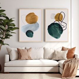 Πίνακας Cerzen pakoworld δίπτυχος με ψηφιακή εκτύπωση και πλαίσιο 33x1.5x48εκ - ΠΙΝΑΚΕΣ στο Milonadakis.gr