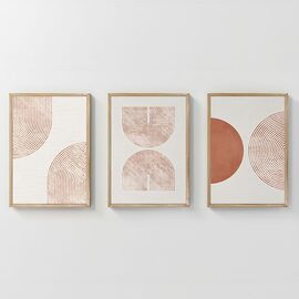 Πίνακας Chilen  pakoworld τρίπτυχος με ψηφιακή εκτύπωση και πλαίσιο 33x1.5x48εκ - ΠΙΝΑΚΕΣ στο Milonadakis.gr