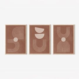 Πίνακας Banba  pakoworld τρίπτυχος με ψηφιακή εκτύπωση και πλαίσιο 33x1.5x48εκ - ΠΙΝΑΚΕΣ στο Milonadakis.gr