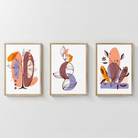 Πίνακας Viora pakoworld τρίπτυχος με ψηφιακή εκτύπωση και πλαίσιο 33x1.5x48εκ - ΠΙΝΑΚΕΣ στο Milonadakis.gr