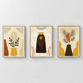 Πίνακας Caelo pakoworld τρίπτυχος με ψηφιακή εκτύπωση και πλαίσιο 33x1.5x48εκ - ΠΙΝΑΚΕΣ στο Milonadakis.gr