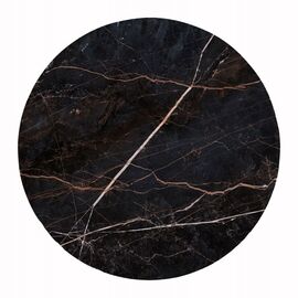 ΕΠΙΦΑΝΕΙΑ ΤΡΑΠΕΖΙΟΥ HPL ΣΤΡΟΓΓΥΛΗ HM6351.34 BLACK MARBLE Φ120εκ. - ΚΑΠΑΚΙΑ HPL στο Milonadakis.gr