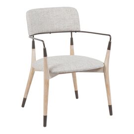 Πολυθρόνα Sentana pakoworld μέταλλο-ξύλο και ύφασμα σε μπεζ-καφέ απόχρωση 56.5x56x79εκ - ΚΑΡΕΚΛΕΣ - ΠΟΛΥΘΡΟΝΕΣ στο Milonadakis.gr