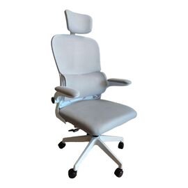 Καρέκλα γραφείου Recko pakoworld ύφασμα mesh σε γκρι απόχρωση 56x62x116-125εκ - ΚΑΡΕΚΛΕΣ ΓΡΑΦΕΙΟΥ στο Milonadakis.gr