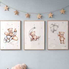 Πίνακας Luthra pakoworld τρίπτυχος με ψηφιακή εκτύπωση και πλαίσιο 33x1.5x48εκ - ΠΙΝΑΚΕΣ στο Milonadakis.gr