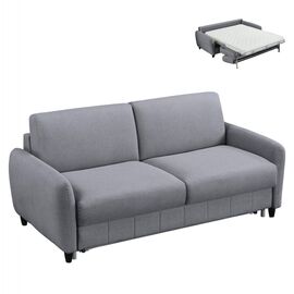 ΚΑΝΑΠΕΣ-ΚΡΕΒΑΤΙ ΜΕ ΑΝΑΔΙΠΛ.ΣΤΡΩΜΑ ETUDINE HM3311.01 ΓΚΡΙ ΥΦΑΣΜΑ 185x97x87Υεκ - ΚΑΝΑΠΕΔΕΣ-ΣΑΛΟΝΙΑ στο Milonadakis.gr