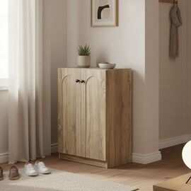 Παπουτσοθήκη-ντουλάπι Ambera pakoworld σε sonoma απόχρωση 60x36.5x81.5εκ - ΕΠΙΠΛΑ ΕΙΣΟΔΟΥ στο Milonadakis.gr