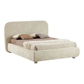 Κρεβάτι Salena pakoworld ύφασμα σε μπεζ απόχρωση 160x200εκ - ΚΡΕΒΑΤΙΑ στο Milonadakis.gr