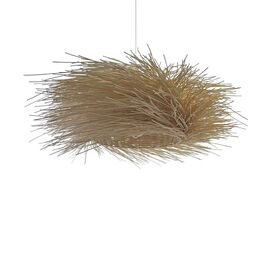 Φωτιστικό οροφής Tradel Inart Ε27 ρατάν σε φυσική απόχρωση Φ53x19εκ - ΦΩΤΙΣΤΙΚΑ ΟΡΟΦΗΣ στο Milonadakis.gr