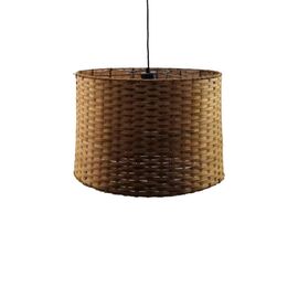 Φωτιστικό οροφής Siwel Inart Ε27 μπαμπού σε καφέ απόχρωση Φ40x27εκ - ΦΩΤΙΣΤΙΚΑ ΟΡΟΦΗΣ στο Milonadakis.gr