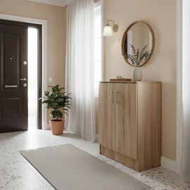 Παπουτσοθήκη-ντουλάπι Souken pakoworld 6 ζευγών σε sonoma απόχρωση 60x40x80εκ - ΕΠΙΠΛΑ ΕΙΣΟΔΟΥ στο Milonadakis.gr