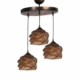 ΦΩΤΙΣΤΙΚΟ ΟΡΟΦΗΣ ΕΣΩΤΕΡΙΚΟΥ ΧΩΡΟΥ ΚΡΕΜΑΣΤΟ 3ΦΩΤΟ ΞΥΛΟ BAMBOO ΚΑΡΥΔΙ HM7479 23x15εκ. - ΦΩΤΙΣΤΙΚΑ ΟΡΟΦΗΣ στο Milonadakis.gr