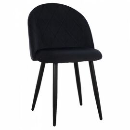 ΚΑΡΕΚΛΑ ODED ΜΕ ΜΕΤΑΛΛΙΚΑ ΜΑΥΡΑ ΠΟΔΙΑ & ΒΕΛΟΥΔΟ ΜΑΥΡΟ HM8731.14 45x52x77 εκ. - ΚΑΡΕΚΛΕΣ - ΠΟΛΥΘΡΟΝΕΣ ΕΣ. στο Milonadakis.gr