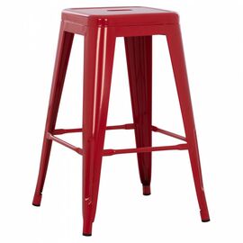 ΣΚΑΜΠΟ ΜΕΣΑΙΟΥ ΥΨΟΥΣ ΜΕΤΑΛΛΙΚΟ HM8573.04 MELITA ΣΕ KOKKINO 43x43x67Yεκ. - ΣΚΑΜΠΟ ΜΠΑΡ στο Milonadakis.gr