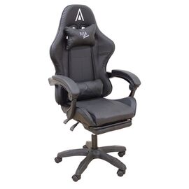 A9950 ΜΑΥΡΟ PVC ΠΟΛΥΘΡΟΝΑ GAMING/ΜΕ ΥΠΟΠΟΔΙΟ 61Χ62Χ45-118/54-127εκ. - ΚΑΡΕΚΛΕΣ ΓΡΑΦΕΙΟΥ στο Milonadakis.gr