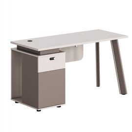 ΓΡΑΦΕΙΟ ΜΕ ΑΡΙΣΤΕΡΟ ΝΤΟΥΛΑΠΙ NEWLINE HM18273L ΜΕΛΑΜΙΝΗ ΕΚΡΟΥ-ΑΝΟΙΧΤΟ ΚΑΦΕ 120x60x75Υεκ - ΓΡΑΦΕΙΑ στο Milonadakis.gr