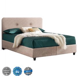 ΚΡΕΒΑΤΙ HM637.22 DOLORES ΜΠΕΖ ΥΦΑΣΜΑ τ.NUBUCK, 150x200 εκ. - ΚΡΕΒΑΤΙΑ στο Milonadakis.gr