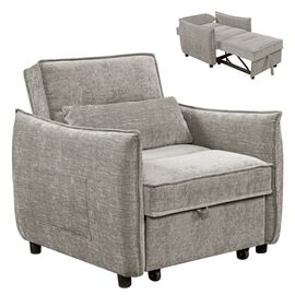 ΠΟΛΥΘΡΟΝΑ-ΚΡΕΒΑΤΙ ORYN HM3307.03 ΜΠΕΖ ΥΦΑΣΜΑ 89x85x84Υεκ. - ΠΟΛΥΘΡΟΝΕΣ ΚΡΕΒΑΤΙ στο Milonadakis.gr