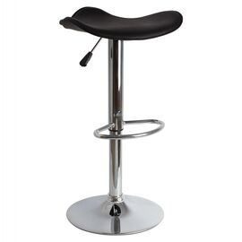 ΣΚΑΜΠΩ ΜΠΑΡ GANNA HM201.01 ΜΑΥΡΟ ΤΕΧΝΟΔΕΡΜΑ ΜΕ ΑΜΟΡΤΙΣΕΡ 45χ45χ82 - ΣΚΑΜΠΟ ΜΠΑΡ στο Milonadakis.gr