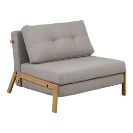 Πολυθρόνα-κρεβάτι Fancy pakoworld ύφασμα σε μπεζ απόχρωση με φυσικό πόδι 95x98x70εκ - ΚΑΡΕΚΛΕΣ - ΠΟΛΥΘΡΟΝΕΣ ΕΣ. στο Milonadakis.gr