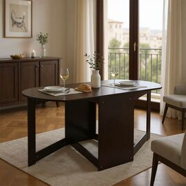 Τραπέζι Nadine pakoworld πολυμορφικό-επεκτεινόμενο wenge 160x80x76.5εκ - ΤΡΑΠΕΖΙΑ ΚΟΥΖΙΝΑΣ στο Milonadakis.gr