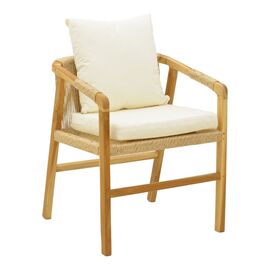 Πολυθρόνα Cuerda pakoworld σκελετός teak ξύλο με pe σχοινί σε φυσική απόχρωση 55x60x80εκ - ΚΑΡΕΚΛΕΣ - ΠΟΛΥΘΡΟΝΕΣ ΕΣ. στο Milonadakis.gr