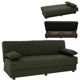 ΚΑΝΑΠΕΣ ΚΡΕΒΑΤΙ ANDRI ΤΡΙΘΕΣΙΟΣ DARK OLIVE HM3239.05 180x72x77 εκ. - ΚΑΝΑΠΕΔΕΣ-ΣΑΛΟΝΙΑ στο Milonadakis.gr