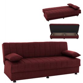 ΚΑΝΑΠΕΣ ΚΡΕΒΑΤΙ ANDRI ΤΡΙΘΕΣΙΟΣ ΚΟΚΚΙΝΟ HM3239.06 180x72x77 εκ. - ΚΑΝΑΠΕΔΕΣ-ΣΑΛΟΝΙΑ στο Milonadakis.gr