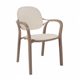 ΠΟΛΥΘΡΟΝΑ ΠΟΛΥΠΡΟΠΥΛΕΝΙΟΥ KHEM HM5820.02 ΣΕ ΑΠΟΧΡΩΣΗ ΚΑΠΟΥΤΣΙΝΟ & ΜΠΕΖ 57x57x83Y εκ. - ΚΑΡΕΚΛΕΣ - ΠΟΛΥΘΡΟΝΕΣ στο Milonadakis.gr